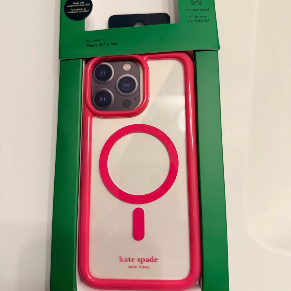 Hot pink bumper iPhone 15 Pro Max 🩷🩷🩷